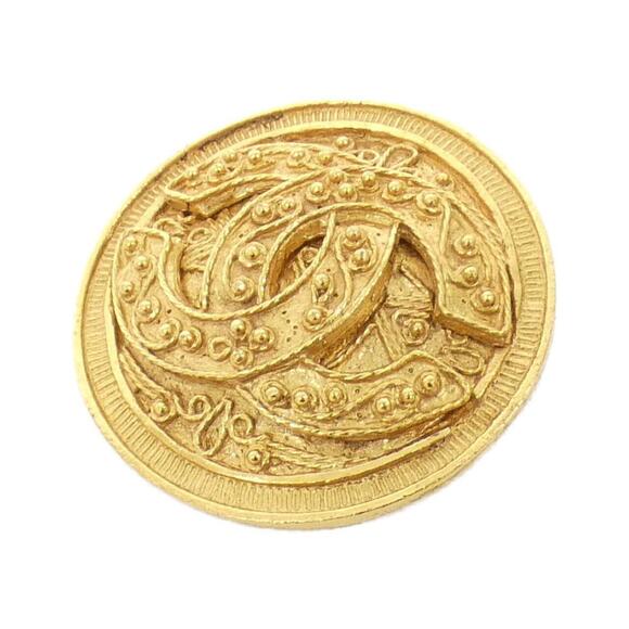CHANEL Authentic Gold Brooch